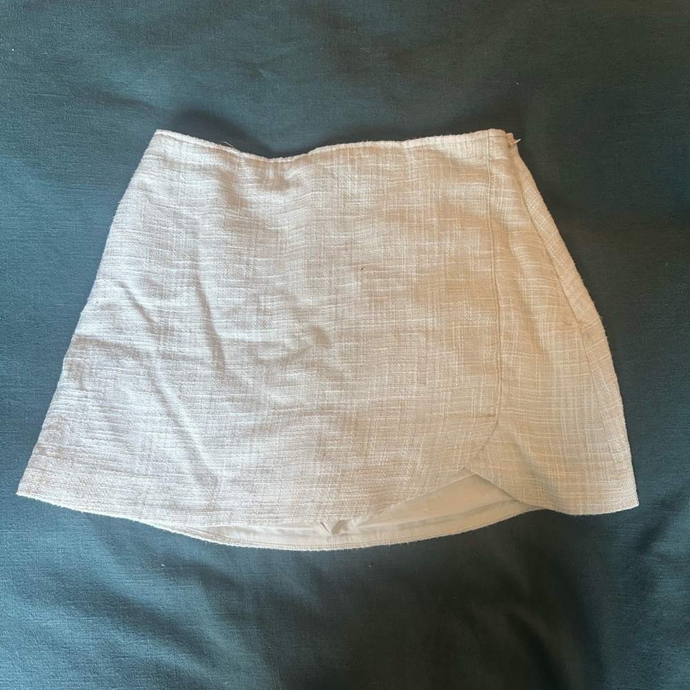 Abercrombie and fitch twill skirt with shorts under